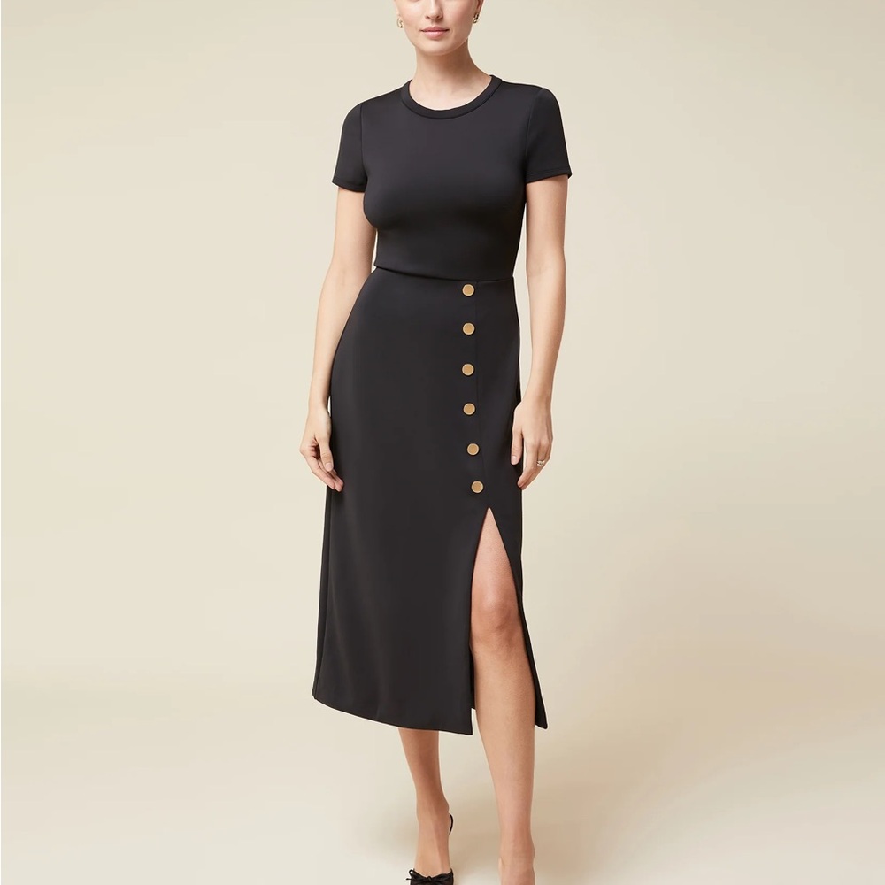 NWT Rachel Parcell Crewneck MIdi Dress
